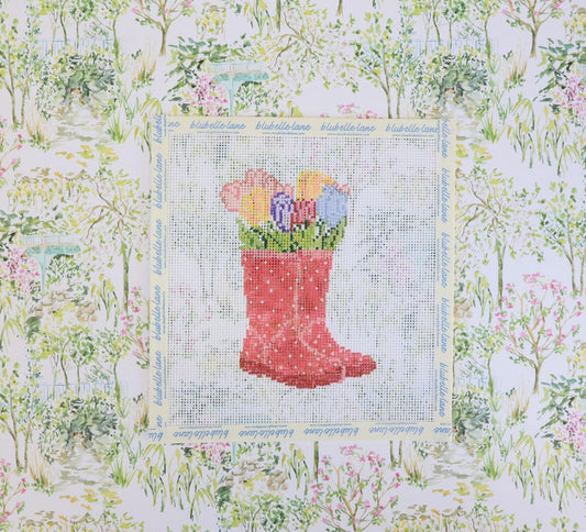 Flower Rain Boots