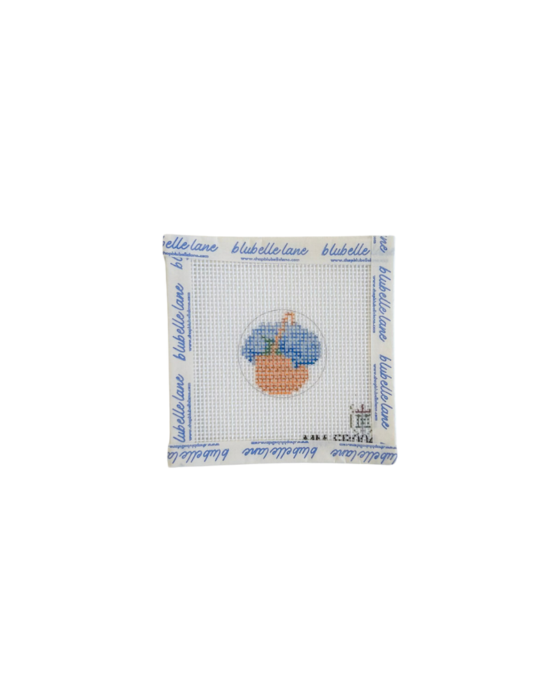 Hydrangea Basket Key Fob