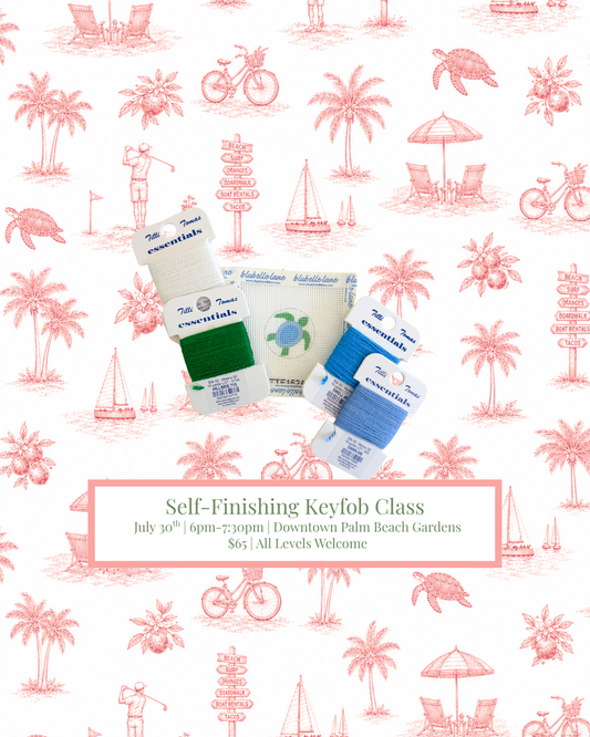 Self-Finishing Key Fob Class: July 30th